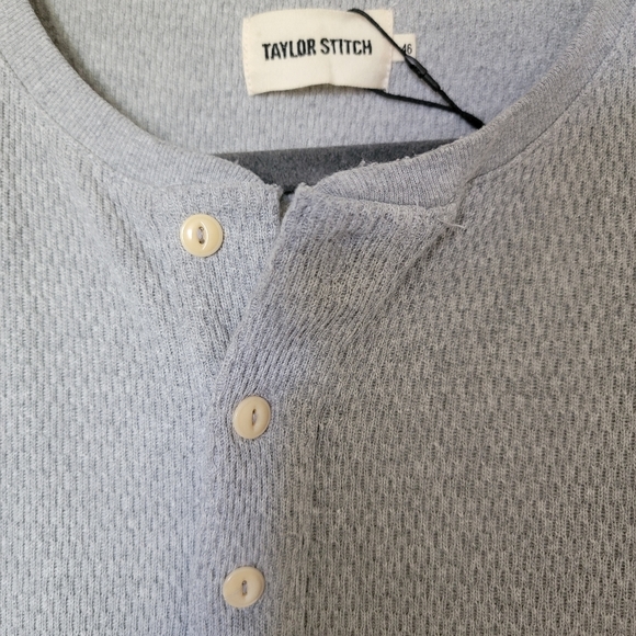 Taylor Stitch Waffle Heavy Bag Henley - Picture 3 of 5